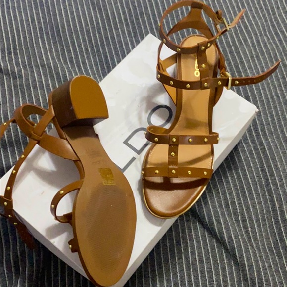 New aldo sandals size 8 1/2 - Picture 1 of 4